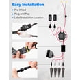 thumbnail image 3 of Kit de señal de giro UTV KEMIMOTO 110D, bocina precableada, enchufe y listo, 3 of 7