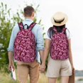 thumbnail image 6 of Daiia Orchids Flowers Vintage Canvas Backpack for Men and Women ,Hiking Backpack,Travel Laptop Bag for School,Large Capacity Backpack, 6 of 8