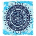 thumbnail image 3 of Ambesonne Ethnic Duvet Cover Sets, Medallion on Grunge, 2-Queen, Blue Dark Blue, 3 of 6