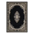 thumbnail image 3 of Unique Loom Reza Collection Area Rug - Washington (4' 1" x 6' 1" Rectangle Black/Gray), 3 of 7