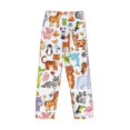 thumbnail image 5 of Xecao Animal Cartoon Style Men's Straight Lounge Pajama Pants: The Ultimate in Comfortable Sleepwear, 5 of 9