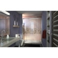 thumbnail image 2 of DreamLine Visions 30 in. D x 60 in. W x 74 3/4 in. H Sliding Shower Door in Chrome with Right Drain Biscuit Shower Base, 2 of 14