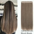 thumbnail image 3 of Benehair Clip in Hair Extensions as Human One Piece Hair Extension Curly Wavy Straight Hairpieces for Woman, 3 of 7
