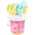 thumbnail image 3 of 1set Race Beach Toys Sand Toys Ice Cream Mold Set for Kids 3-10 with Beach Toy Bucket Pail for Kids and Toddlers (Random Color) 9 In 1, 3 of 4