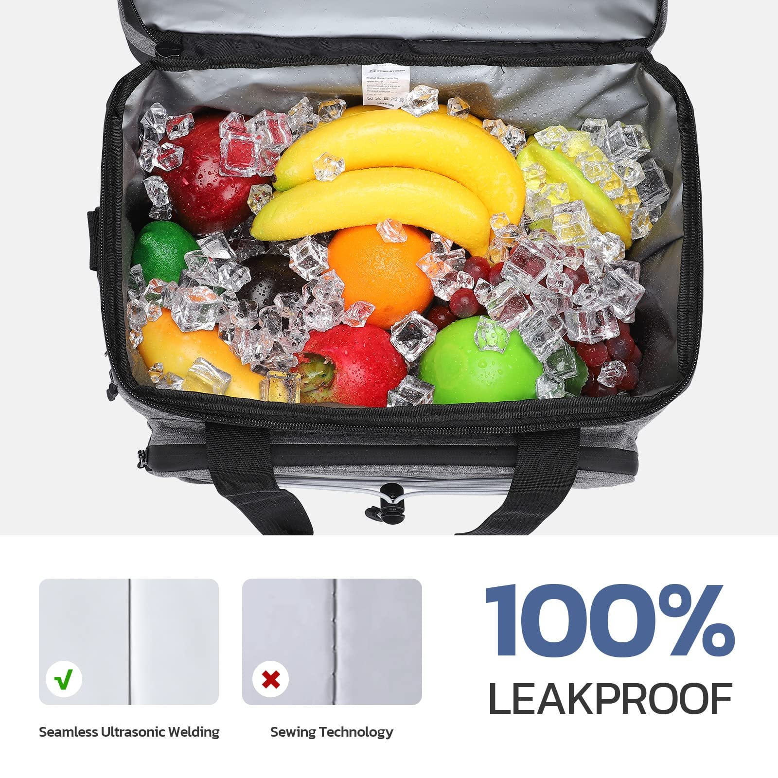 Maelstrom Soft Cooler Bag,Collapsible Soft Sided Cooler,24/30/60/75 Cans Beach Cooler
