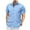 Light Blue, variant on Summer Shirts for Men Solid Color Tops Basic Solid Color Lightweight Breathable Moisture Wicking Shirts With Crew Neck Short Sleeves Business Outfit Summer Fashion Basic
