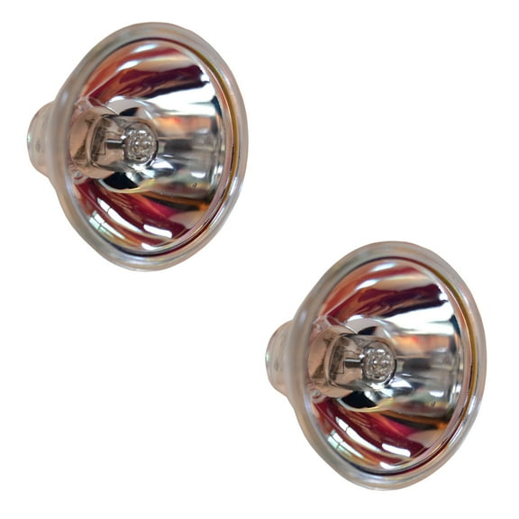 HQRP 2-Pack 15V 150W MR16 Shape GZ6.35 Base Halogen Lamp Bulb for Healthco Photo Curing High Intensity VLC HCOB400711