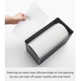 thumbnail image 3 of Yamazaki Home Paper Towel Dispenser, Walnut, Steel + Wood, Lid, No Assembly, 3 of 7