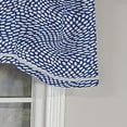 thumbnail image 2 of Arvana Cornice Style All Season 3" Rod Pocket Valance 50" x 17" Blue by RLF Home, 2 of 3