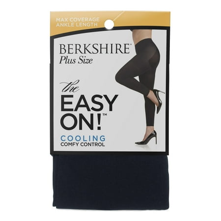 Berkshire The Easy On! Footless Max Coverage Plus Size Tights, Navy,