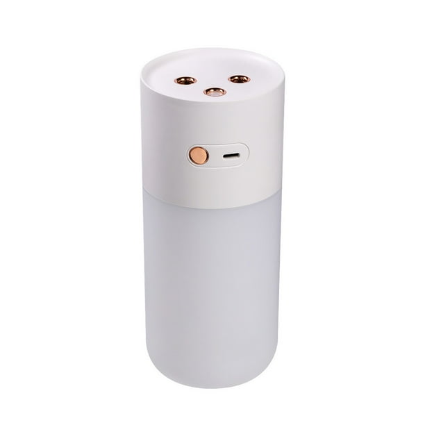 Cateissary Humidificador LED Difusor de aire Auto-apagado Mist Maker Pulverizador de niebla portátil Humidificadores blanco
