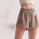 thumbnail image 1 of Pantalones cortos de fitness sueltos y transpirables, pantalones de ciclismo y running de malla de secado rápido para mujer, pantalones cortos deportivos y de ocio antibacterianos y antiluz, 1 of 2