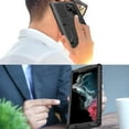 thumbnail image 2 of Compatible Samsung Galaxy S23 Ultra Metal Phone Case with Screen Protector,3 Layers Full Body Shockproof Dustproof Aluminium Silicone Case for Samsung Galaxy S23 Ultra Case with Kickstand Black, 2 of 14