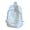 Blue, variant on 19 IN Retro Gothic Letter Backpack, Soft Nylon Casual Daypack, Stretch Side Storage Shoulder Bag