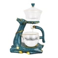 thumbnail image 2 of veasfak Glass 350ml Teapot Tea Cup Set Infuser Water Tea Dripping Cup Bowl Kungfu Glass Tea Set Semi Automatic Glass Teapot Fragrant oolong Tea Maker, 2 of 9
