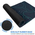 thumbnail image 6 of Blue Lines and Blue Chart&nbsp;mouse Padswaterproof,rubber+multispandexnon Slip Line Theme Gaming Mouse PadDesk Pad for Office Home Game 31.5x15.7inches, 6 of 7