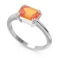 thumbnail image 2 of 2.50 Carat Emerald Cut Yellow Citrine Gemstone Beautiful Proposal Ring for Women Solid 18K White Gold Size 10.5 by Diamond-Capitals, 2 of 8