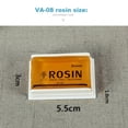thumbnail image 4 of High-class Transparent Rosin Colophony Low Dust Universal for Bowed String Musical Instruments Violin Viola Cello Erhu Orangered, 4 of 7