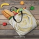 thumbnail image 4 of Easygdp White Rose Bolsa Tote para Mujer, Bolso de Hombro para Trabajo, Playa, Viajes, Compras y Supermercado, 4 of 6
