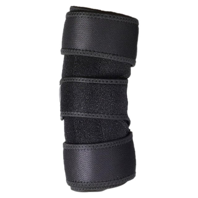 Protector de Coderas Yuyangstore con férula de aluminio negro