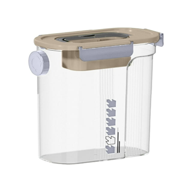 Btomtd Large Capacity Beverage Dispenser Cold Brew Tea Pitcher Multi-Purpose Drink Jug Fruit Water Bottle, Gray