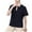 Navy, variant on Fnooota Mens Polo Shirts Clearance, Collared Casual Vacation Summer Short Sleeve Shirts Navy Size 2XL