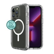 onn. MagSafe Compatible Rugged Phone Case for iPhone 13 Pro Max / iPhone 12 Pro Max - Clear