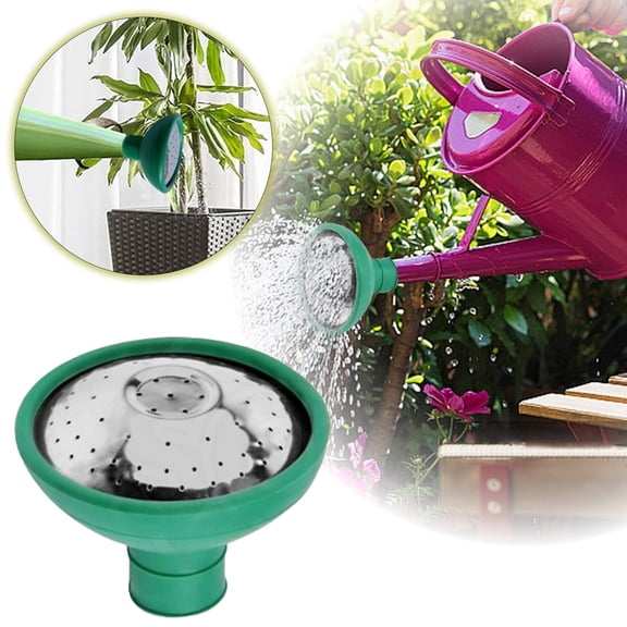 Musatteng Heavy-Duty Stainless Steel Garden Spray Nozzle - 8 Adjustable Patterns with Removable Filter for Hose, Lawn & Watering (Large Flow)