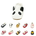 thumbnail image 4 of XIMIN Baby Crib Flats Shoes Cute Animal Bowknot Cozy Soft Sole Leather Shoes Moccasins Slippers Infant Girls Boys Slip On First Walking Shoes, 4 of 4