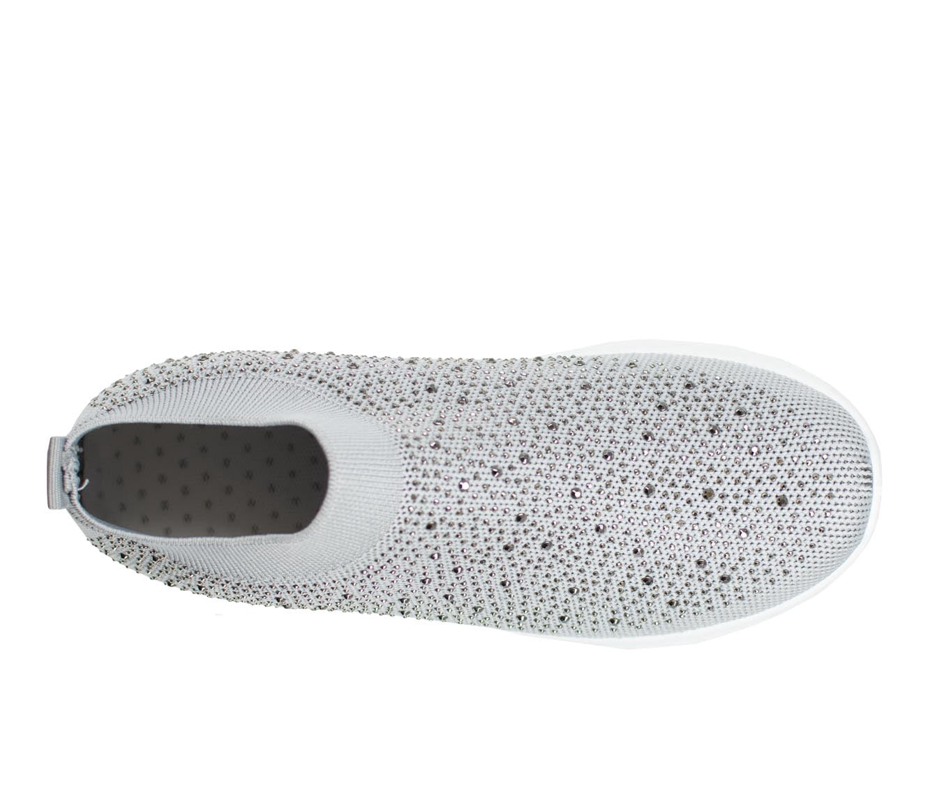 Alexis Bendel Women's Adult Comfort Embellished Knit Sneaker