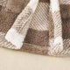 thumbnail image 4 of Abrigo De Invierno Para Niños Pequeños, Chaquetas De Abrigo Para Niños Y Niñas, Chaqueta Informal A Cuadros Versátil A La Moda, Chaleco Cálido Grueso, Abrigo Caqui Odeerbi LM103-5126, 4 of 9