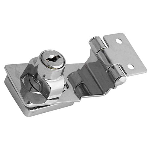 BTMB 4 inch Closet Door Zinc and Thick Texture Keyed Hasp Lock 1 pair BTMB 4 inch Closet Door Zinc and Thick Texture Keyed Hasp Lock 1 pair
