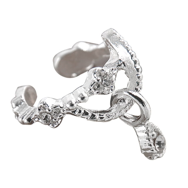 Qarigey Clip de oreja para mujer, joyería de compromiso de boda, decoración, madre, novia, moda, amistad, colgante brillante Type3 NO3