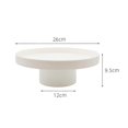 thumbnail image 2 of ABS Fruit Perfume Cosmetics Tray Black White Round Decorative Tray Organizer Home Decoration Board Simple Storage, 2 of 5