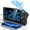 Blue Digit+blue Projection, variant on Projection Alarm Clock, Digital Clock with 180° Rotatable Projector, 3-Level Brightness Dimmer, Clear LED Display, USB Charger, Progressive Volume, 9mins Snooze,12/24H, Digital Alarm Clock