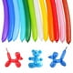 thumbnail image 1 of Globos de 100 Uds., globos de animales con globos largos, kit de globos con forma de giro suministros para la producción animal, decoraciones para fiestas de Carnaval para niños, 1 of 5