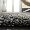 thumbnail image 5 of SAFAVIEH California Plush Solid Shag Runner Rug, Dark Grey, 2'3" x 11', 5 of 14