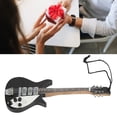 thumbnail image 4 of Mini Musical Instruments Pendant, Miniature Black Base Touch  Bass Craft Model Collection  for Collection Gift Giving, 4 of 8