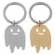 thumbnail image 1 of 2 piezas Llaveros fantasmas Llavero de Halloween Llaveros de acero inoxidable para hombre mujer (dorado, color acero, cada color tiene 1 piezas), 1 of 6