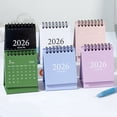 thumbnail image 4 of Mini calendario de escritorio 2026 con pegatinas Ritual Life Planner Calendario de escritorio portátil con tapa abatible para el hogar, la oficina y la escuela, 4 of 7
