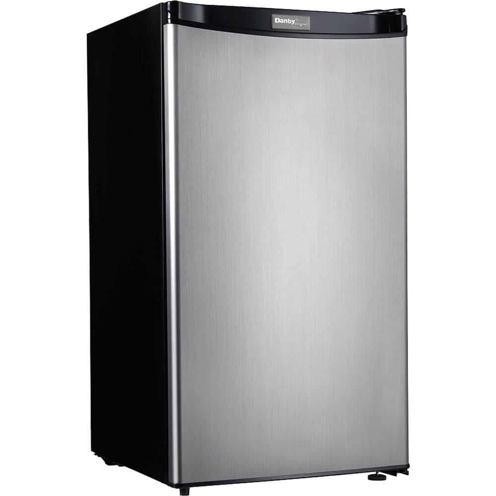 Danby 3.2 Cu. Ft. Designer Stainless Compact Refrigerator