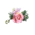thumbnail image 1 of TIELUTT Cloth Flower Curtain Tie Backs Rose Curtain Tieback Clips Decorative Rope Holdbacks Window Buckle for Mini Curtains for Door Window Curtain Panel Out Curtain Panels Curtains with Room Darkeni, 1 of 8