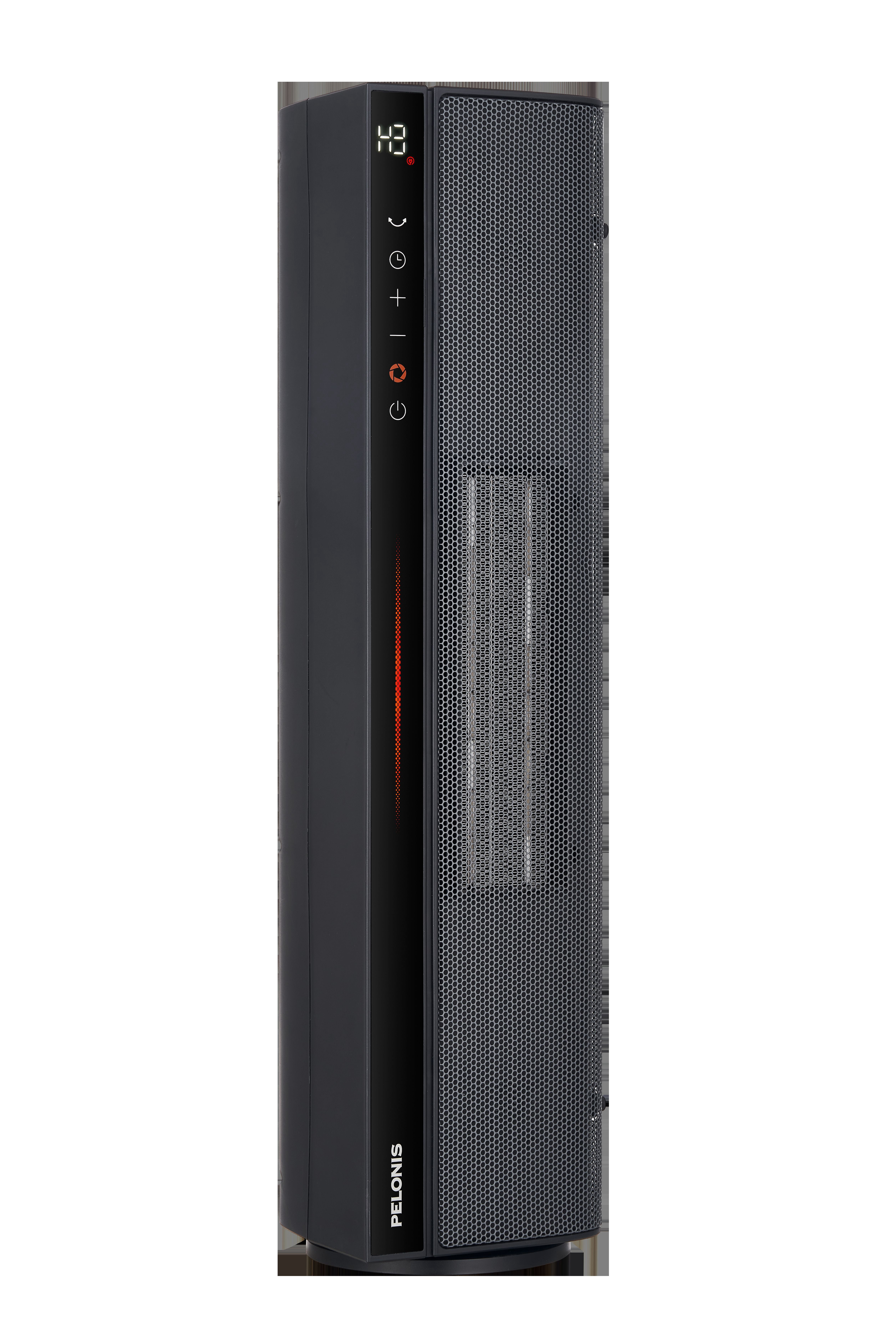 Pelonis Digital 22inch Tower Ceramic Heater, Electric, New, Black