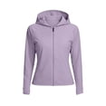 thumbnail image 3 of StSilkitty Sun Protection Hoodie Athletic Jackets for Womens Solid Color Full Zip Long Sleeve Hoodies Pullover Tops, 3 of 8