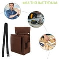 thumbnail image 4 of BESTYASH Small Light Brown Tool Belt Pouch for Convenient Storage of Nails and Construction Tools, 4 of 5