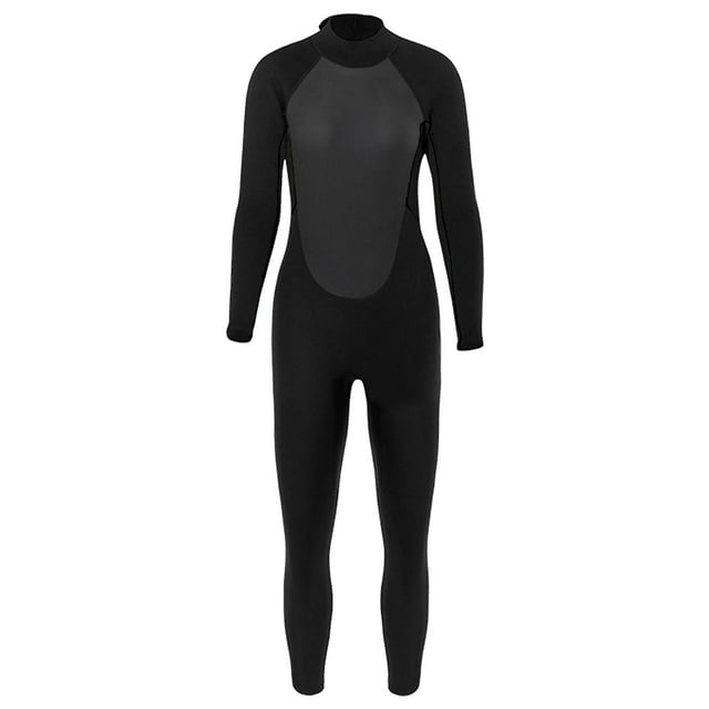 Trajes de neopreno para niños Traje de buceo con cremallera de neopreno de 3 mm para buceo Negro L Zulema traje de neopreno para niños