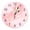 E4, variant on Marble Fluid Texture Pink Wall Clocks Silent Living Room Decoration Round Wall Clock Home Bedroom Kitchen Wall Decor Clocks(10 Inch)