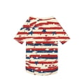 thumbnail image 5 of Independence Day Dog Shirt, Breathable Lightweight Pet Tee, American Flag Print Dog Clothes, Patriotic Dog Outfit for Summer (Watermelon Red,3XL), 5 of 8