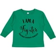thumbnail image 3 of Inktastic Trigeminal Neuralgia Awareness I am a Fighter Boys or Girls Long Sleeve Toddler T-Shirt, 3 of 5