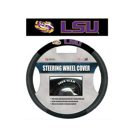 - NCAA LSU Tigers Poly-Suede Steering Wheel Cover